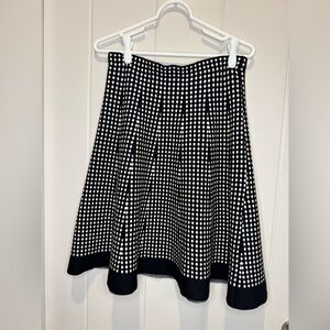 Vila Milano Black and White Skirt